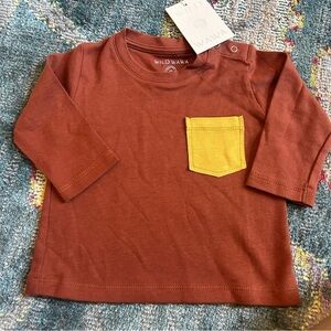 Wild Wawa NWT long sleeve pocket tee